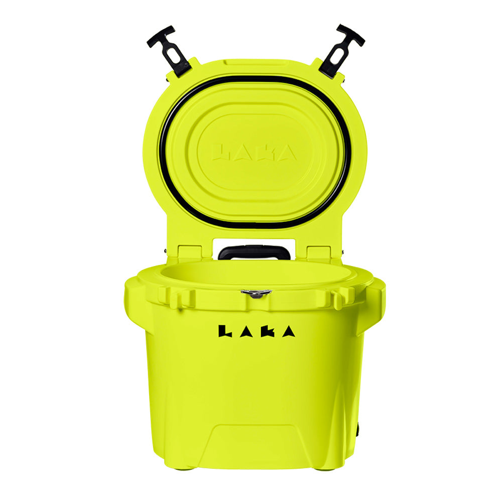 LAKA Coolers 30 Qt Cooler w/Telescoping Handle &amp; Wheels - Yellow
