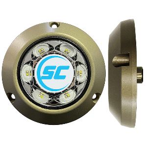 Shadow-Caster SC3 Series Underwater Light - Light Blue/White SC3-BW-ALSM
