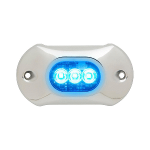 Attwood LightArmor HPX Underwater Light - 3 LED & Blue 66UW03B-7