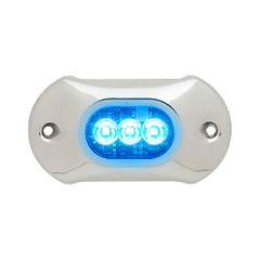 Attwood LightArmor HPX Underwater Light - 3 LED & Blue 66UW03B-7