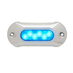 Attwood LightArmor HPX Underwater Light - 6 LED & Blue 66UW06B-7
