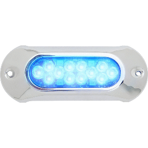 Attwood LightArmor HPX Underwater Light - 12 LED & Blue 66UW12B-7