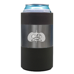 Toadfish Non-Tipping Can Cooler + Adapter - 12oz - Graphite 1068