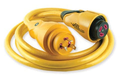 Marinco CS30-12 EEL 30A 125V Shore Power Cordset - 12' - Yellow