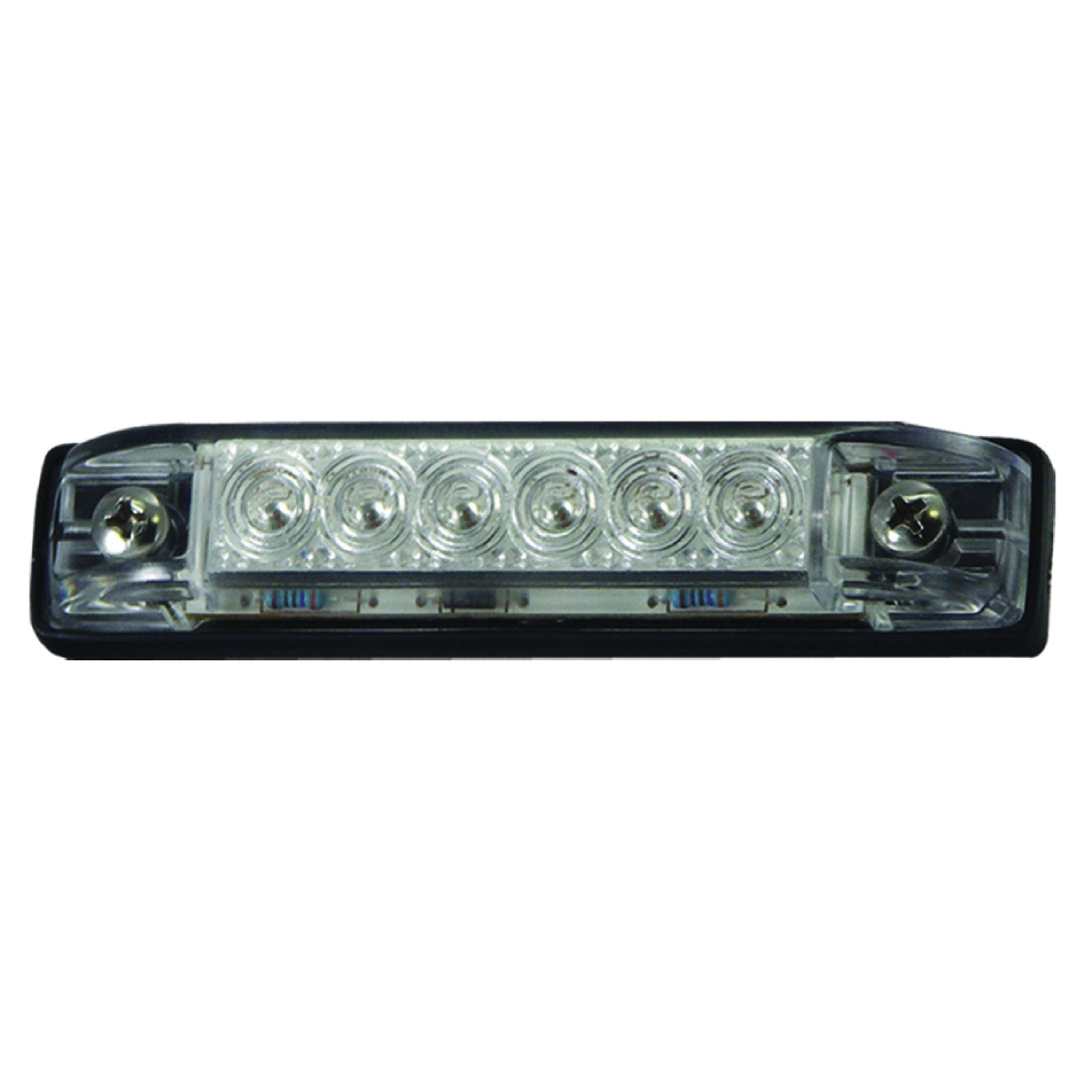 T-H Marine LED-51810-DP LED Slim Line Utility Strip Lights, 8" - Clear