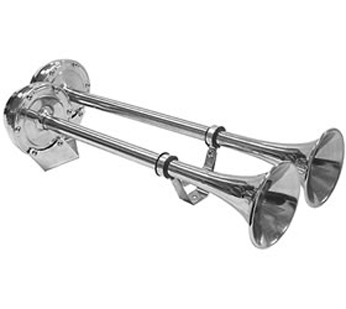Fiamm 7555023 Airtone Stainless Steel Horn - Twin 16" & 18", 12V, 120dB @ 1M