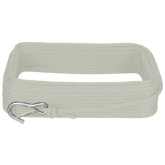 Extreme Max 3006.3428 BoatTector Solid Braid MFP Anchor Line with Snap Hook - 1/2" x 100', White