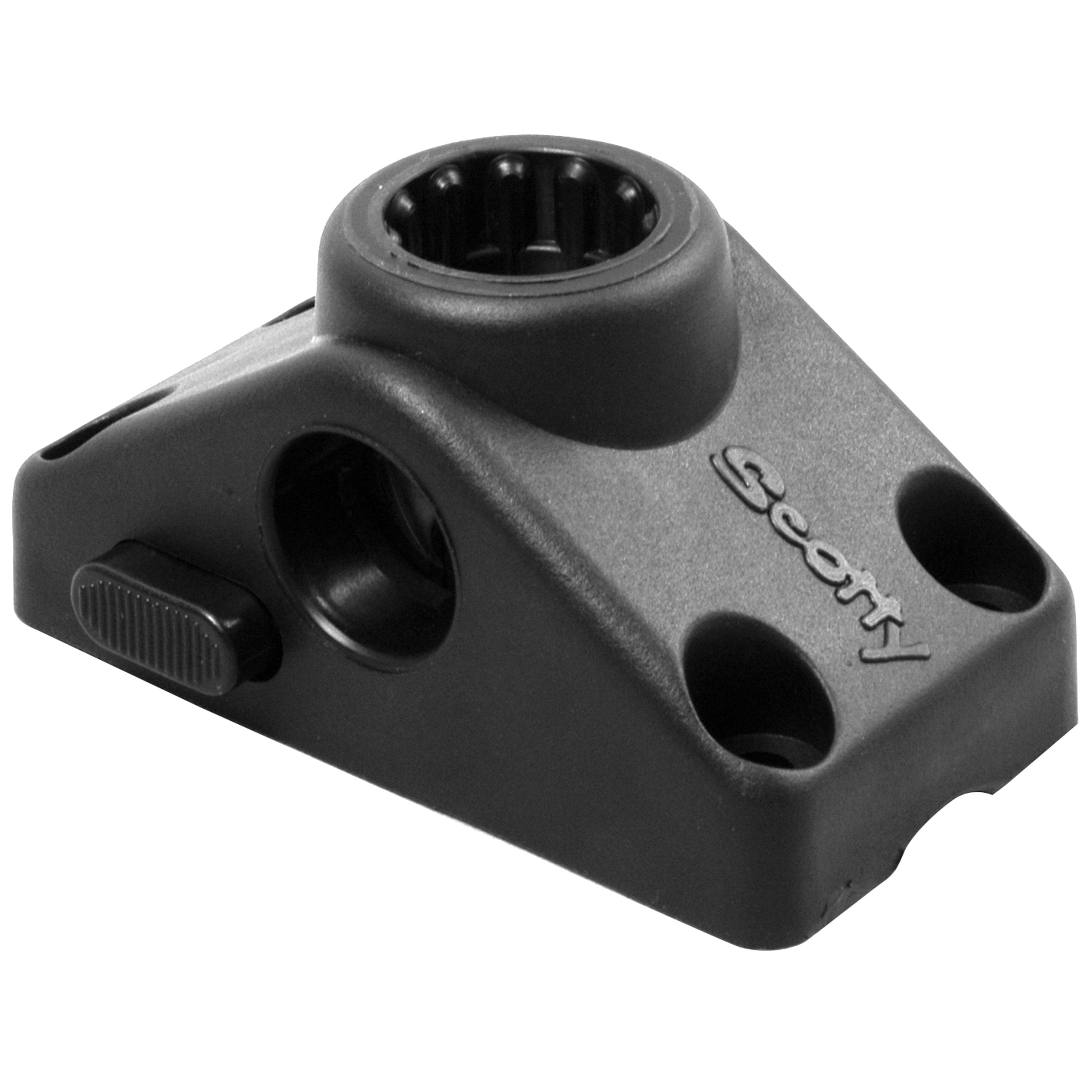 Scotty 0241L-BK Locking Combination Side/Deck Mounting Bracket - Black