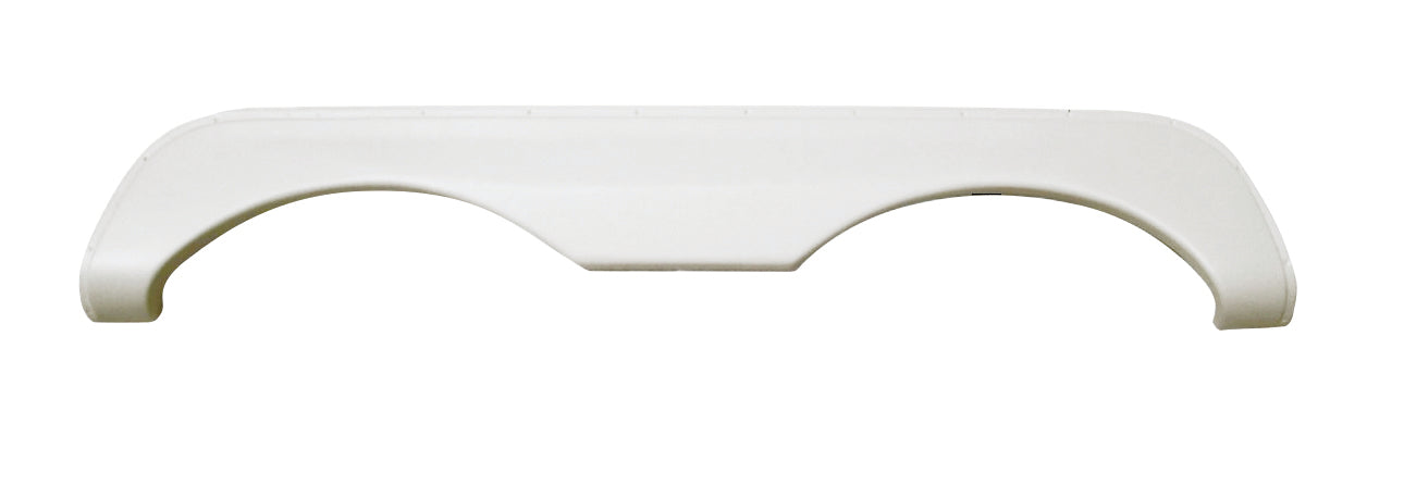 Icon 01630 Tandem Axle Fender Skirt FS769 for McKenzie - Polar White