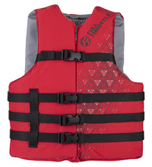 Full Throttle 112000-100-005-22 Adult Universal Ski Life Jacket - Red, Oversize