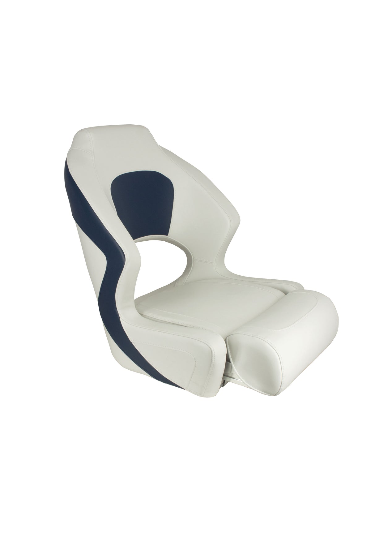 Springfield 1043251 Deluxe Sport Flip Up Seat - White/Blue