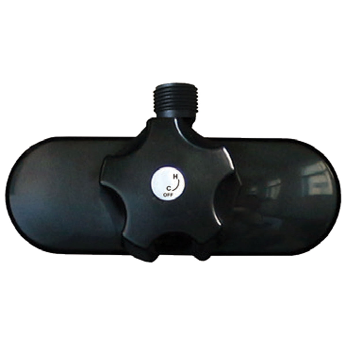 Empire Brass CRD-SL53-SHWRBX-BLK Non-Metallic Single Knob Shower Valve with Vacuum Breaker - 4", Black
