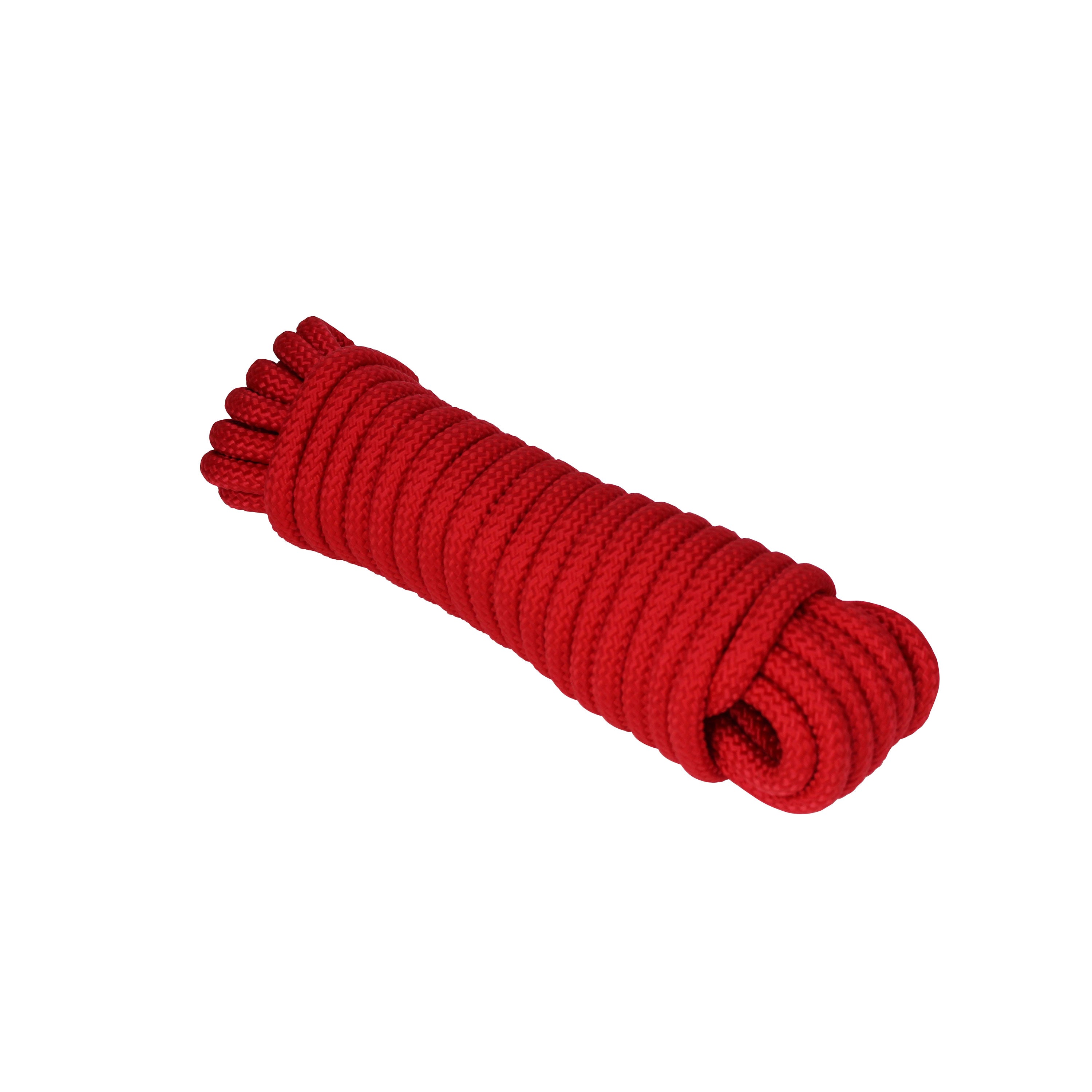 Extreme Max 3008.0337 16-Strand Diamond Braid Utility Rope - 1/4" x 25', Red
