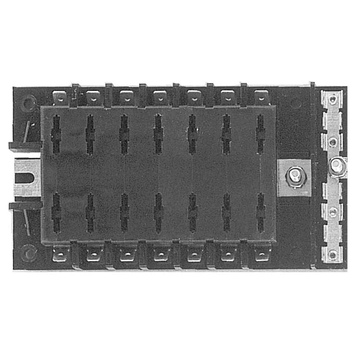 Sierra FS40740 ATO/ATC Fuse Block with Busbar - 10-Gang