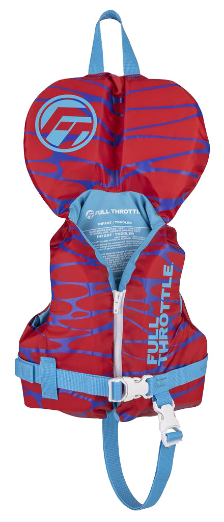 Full Throttle 112400-100-000-22 Infant Nylon Life Jacket - Red