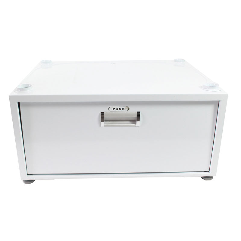 Pinnacle 21-4455W Pedestal with Drawer - 11.5", White