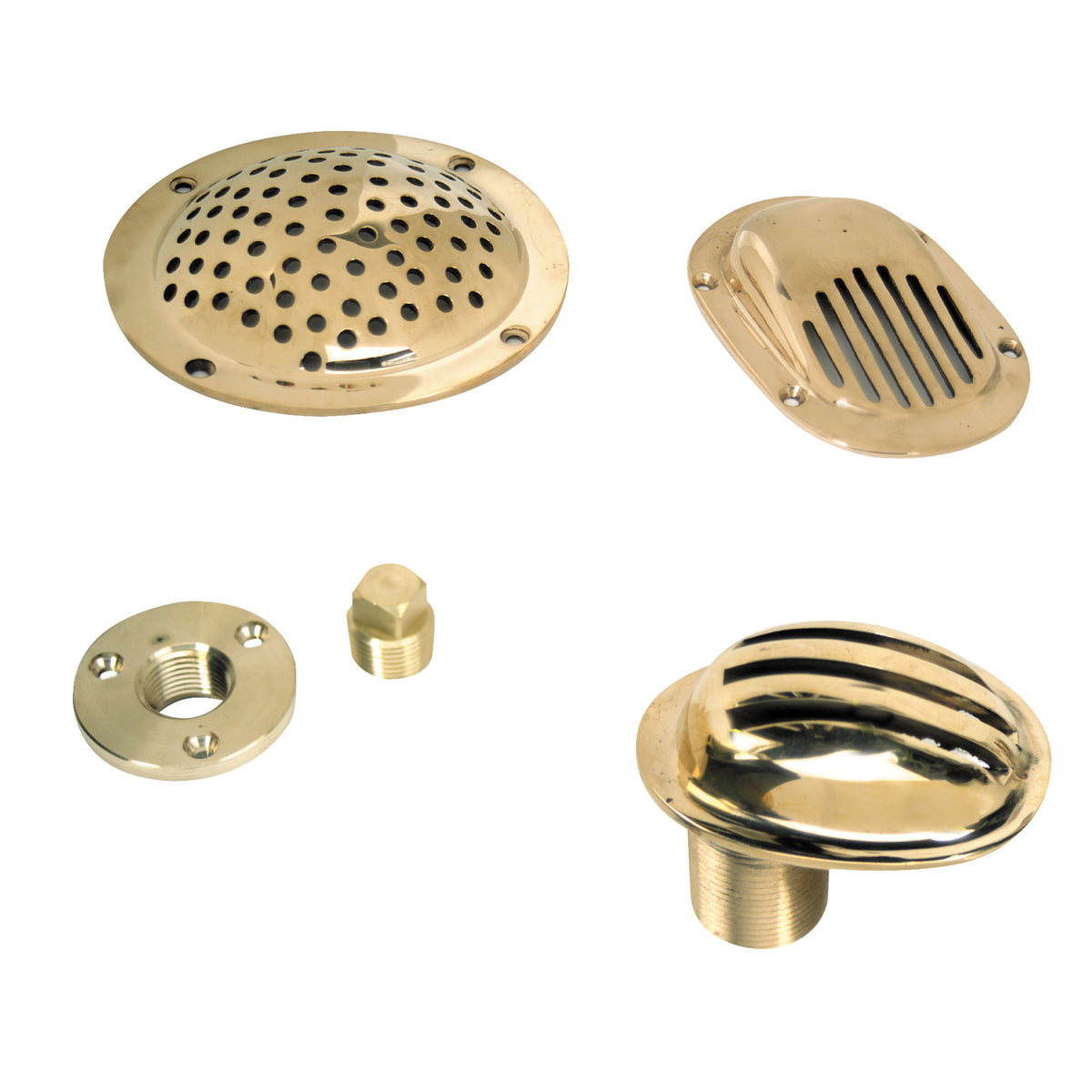 Whitecap S-5051C Bronze Garboard Drain and Plug - 2" Diameter x 1/2" Thread
