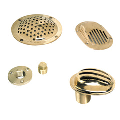 Whitecap S-5051C Bronze Garboard Drain and Plug - 2" Diameter x 1/2" Thread