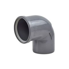 Centrotherm ISELS0487 InnoFlue Residential SW Gray Long Elbow - 87 Degree, 4 in. Diameter