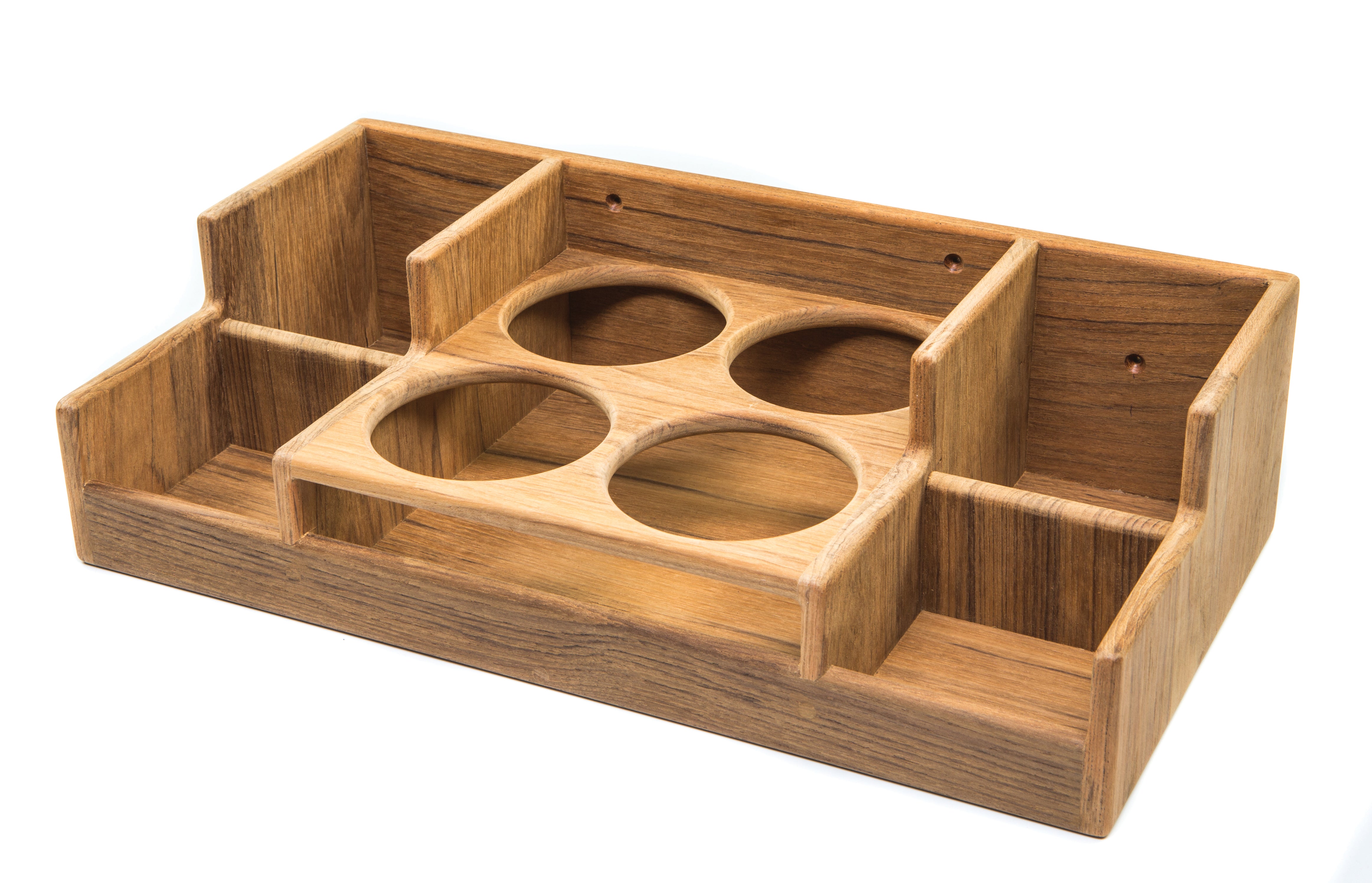 Whitecap 62550 Teak Bar Rack