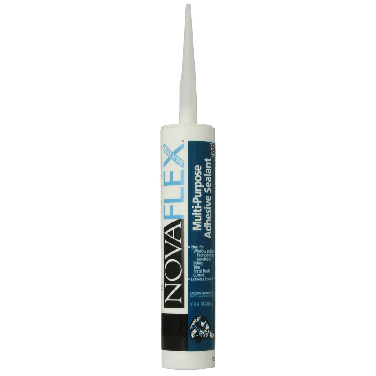 Novagard 02-MX0193 NovaFlex Multi-Purpose Adhesive Sealant - 10.3 oz. Tube, Cocoa Bean