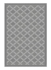 Lippert 2021028006 All Weather Patio Mat - 6' x 9', Gray