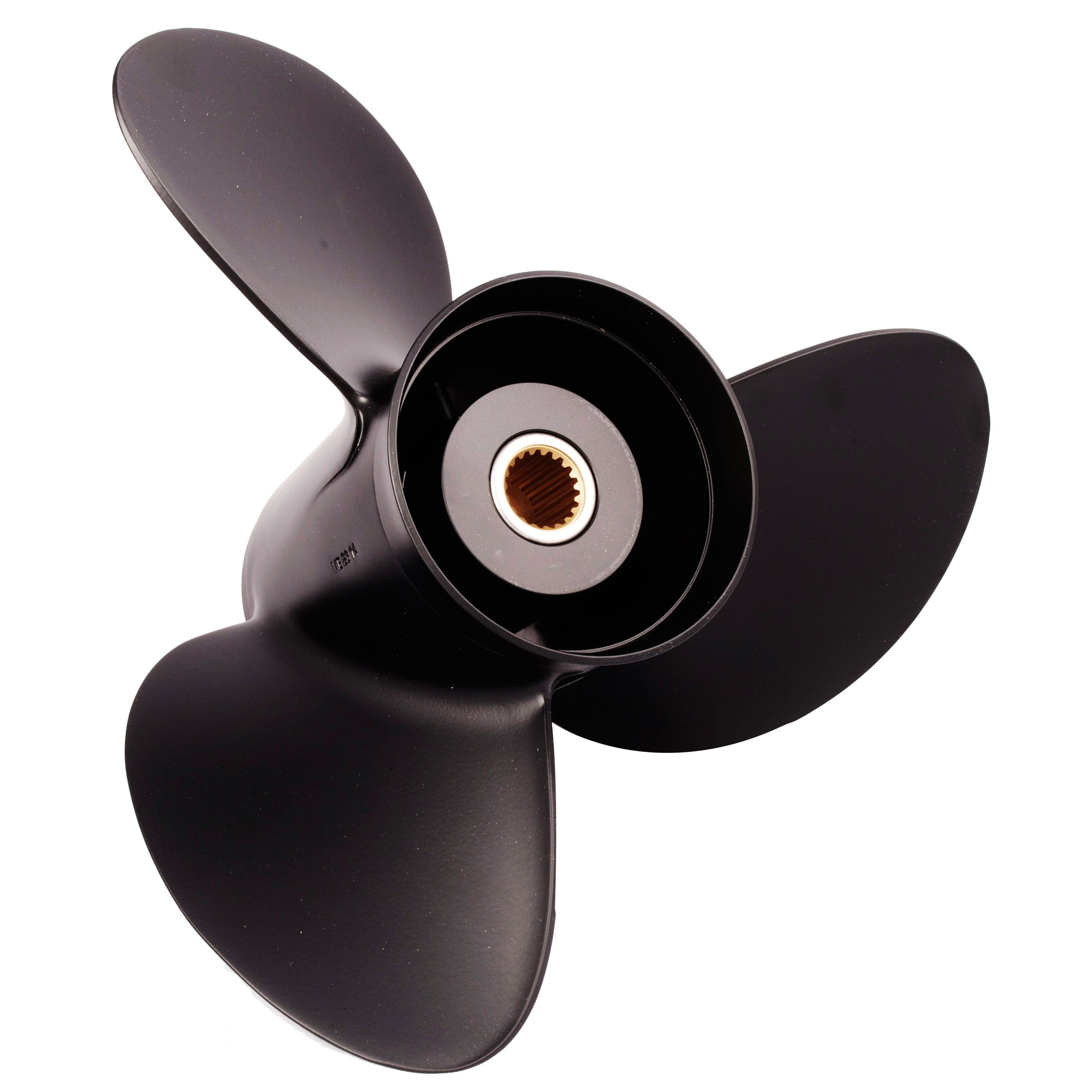Solas 8611-155-13 Amita 3 Aluminum 3-Blade Propeller - RH, 15.5" Diameter x 13" Pitch x 19-Spline