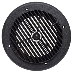Valterra A10-3356VP Rotating Heating and A/C Register - 4" ID x 7" OD, Black