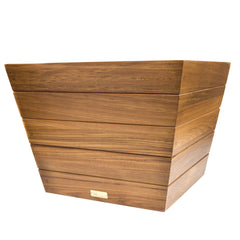 Whitecap 63109 Teak Medium Planter Box - 19" x 19" x 14"