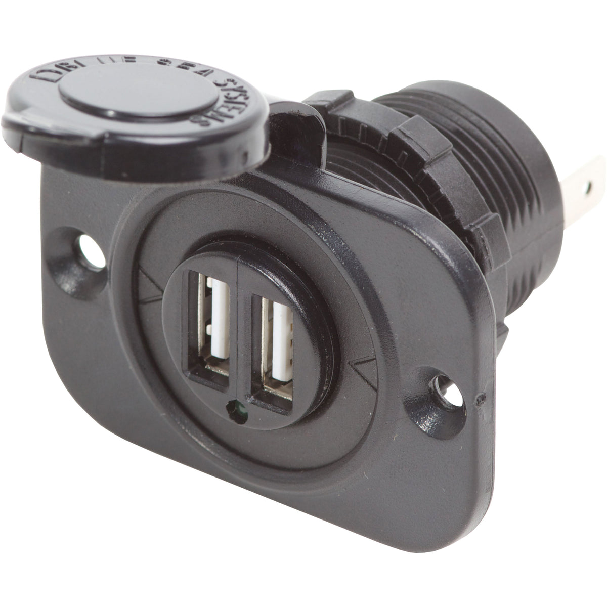 Blue Sea Systems 1016-BSS Dual USB Charger Socket, 2.1A