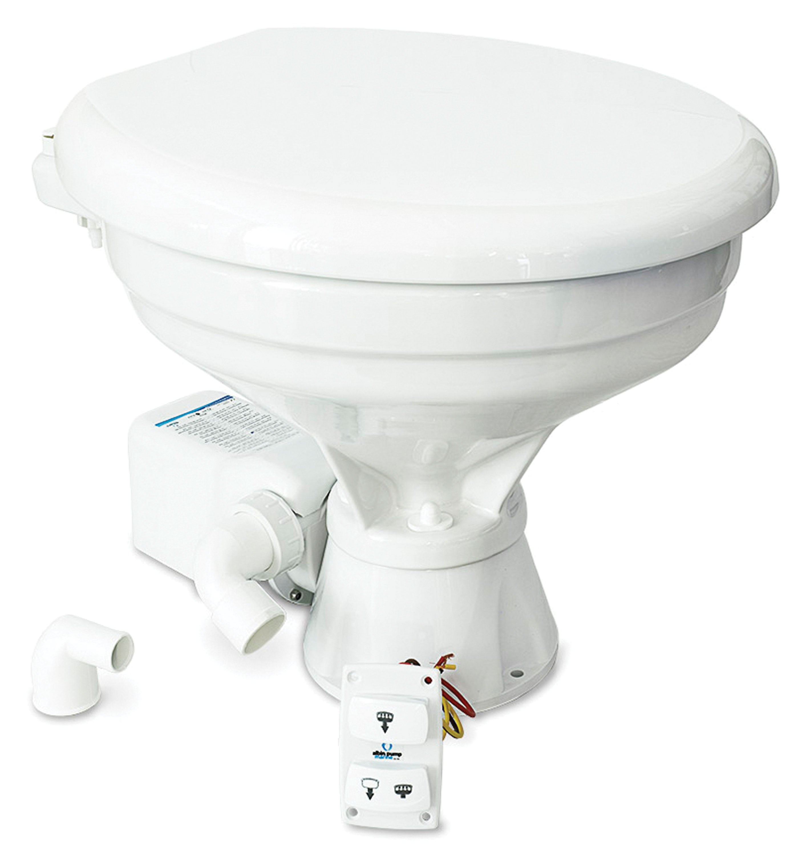 Albin 07-03-012 Marine Toilet Silent Electric Comfort - 12V