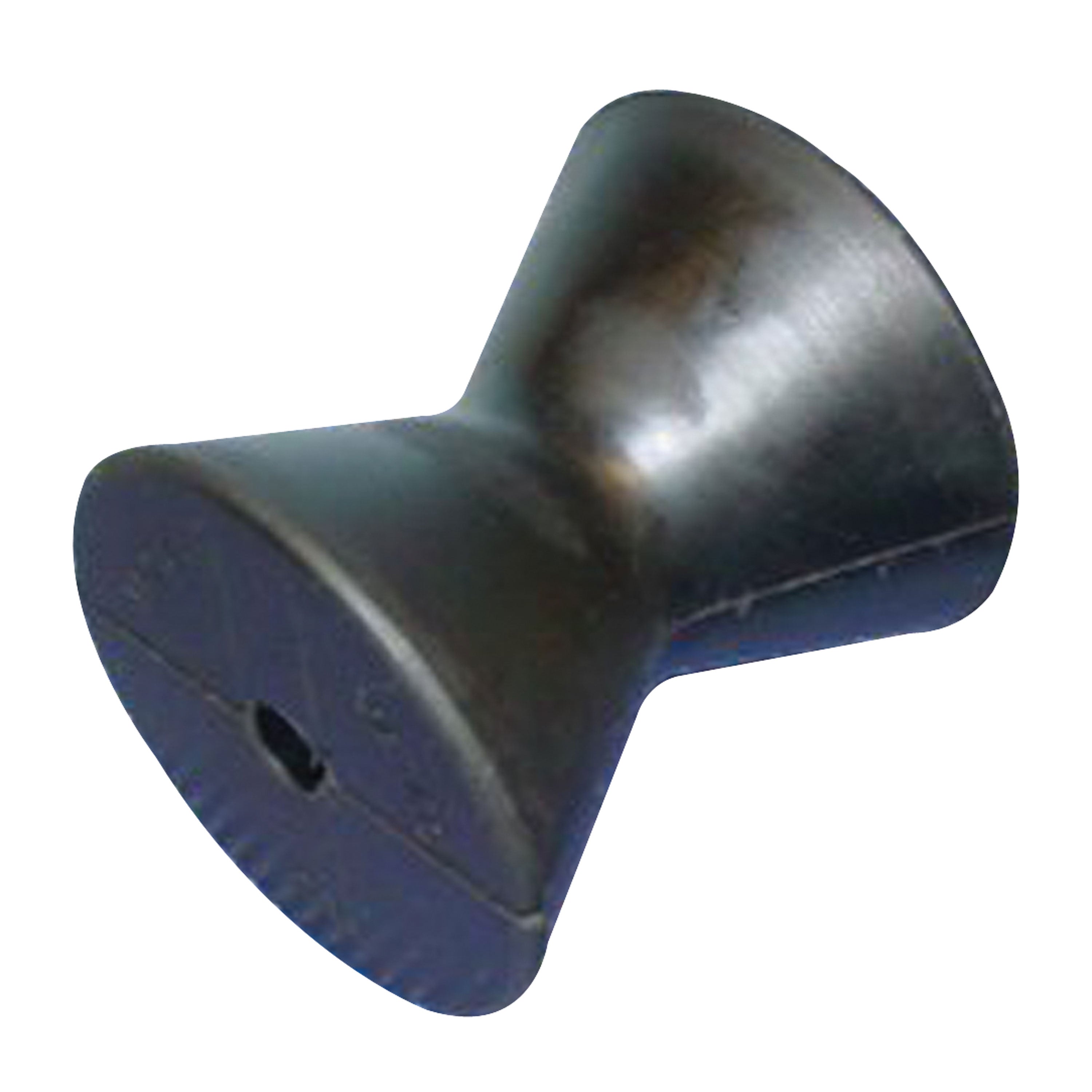 C.H. Yates 4174-4 Black Rubber Bow Roller - 4 in. x 0.5 in.