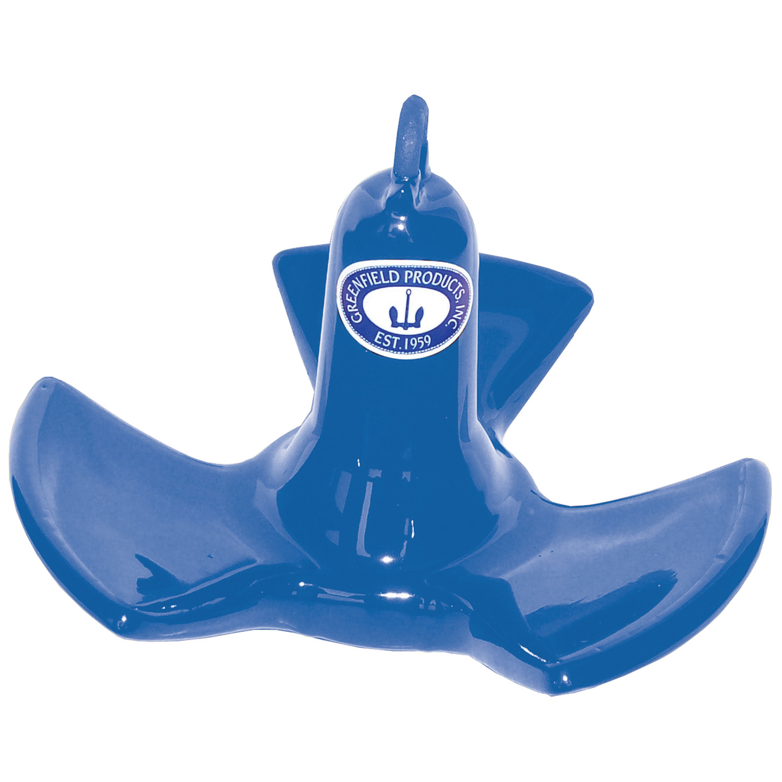 Greenfield 530-R Vinyl Coated River Anchor - Royal Blue, 30 lb.