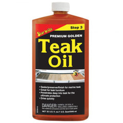Star brite 085132 Premium Golden Teak Oil Step 3 - 32 oz