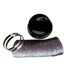 Pinnacle 18-1065 Outside Vent Kit with Damper for Dryer - Black