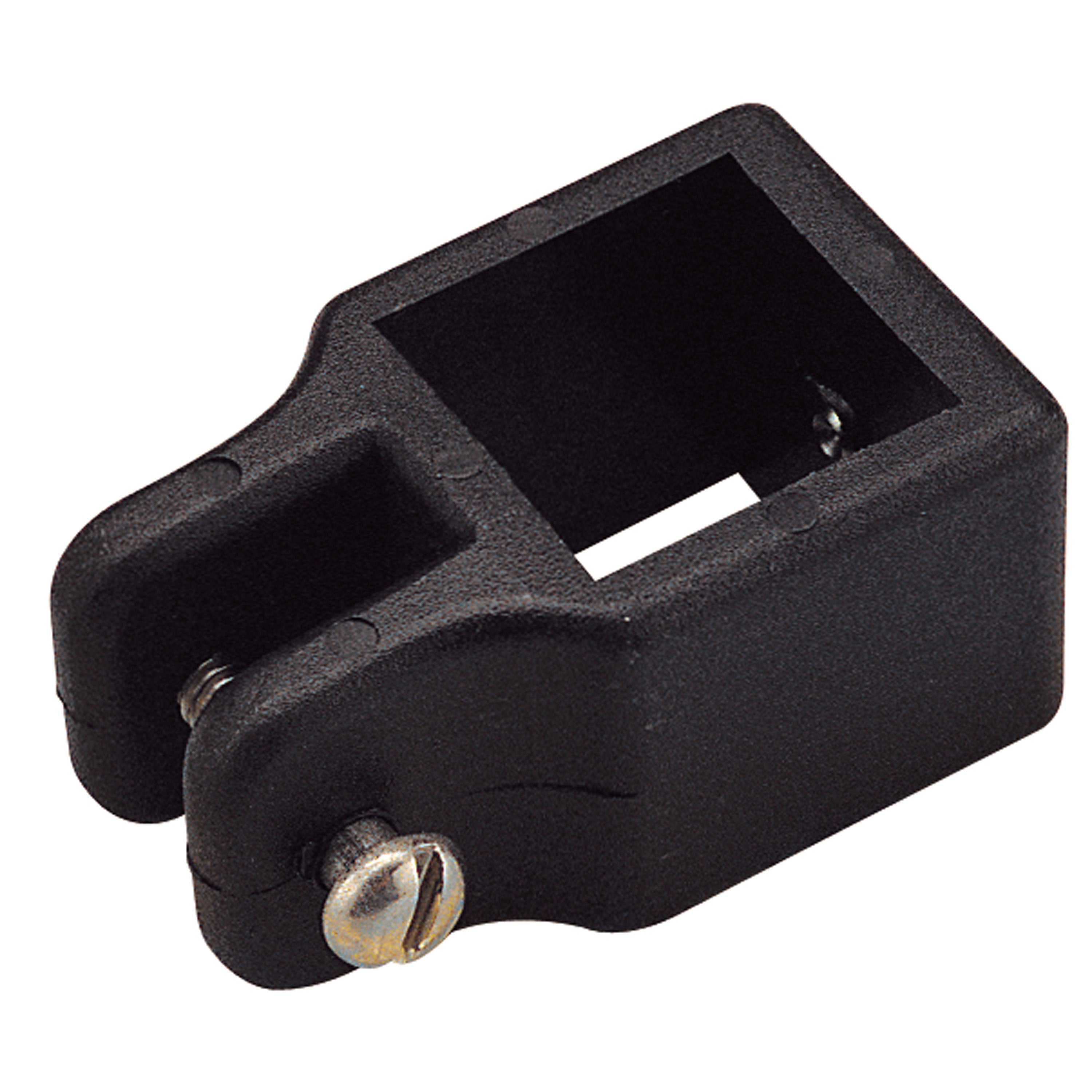 Sea-Dog 273560-1 Nylon Square Tube Top Slide, Black - 1"