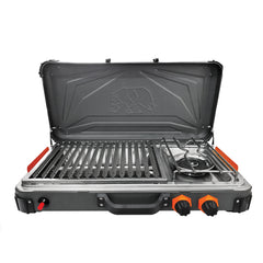 Kuma 871-KM-GBPS-GROR Grill & Burner Propane Stove - Graphite/Orange