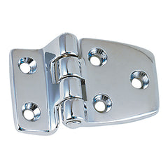 Perko 0988DP1CHR Chrome-Plated 3/8" Offset Shortside Hinge - 3/4" Shortside x 1-1/2" Pin Height