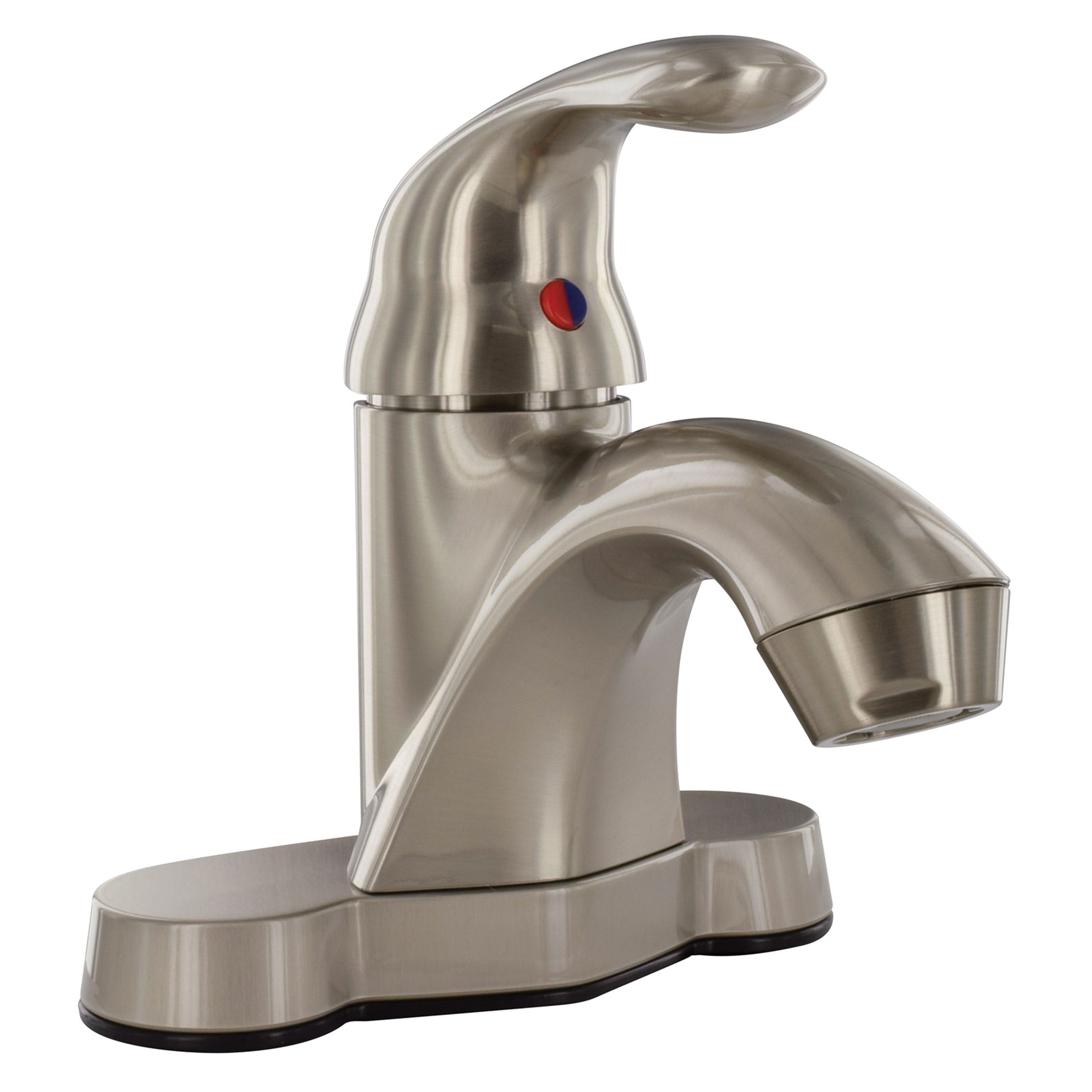 PF222404 Faucet 4" Deck Lav Brushed Nickel Single Handle