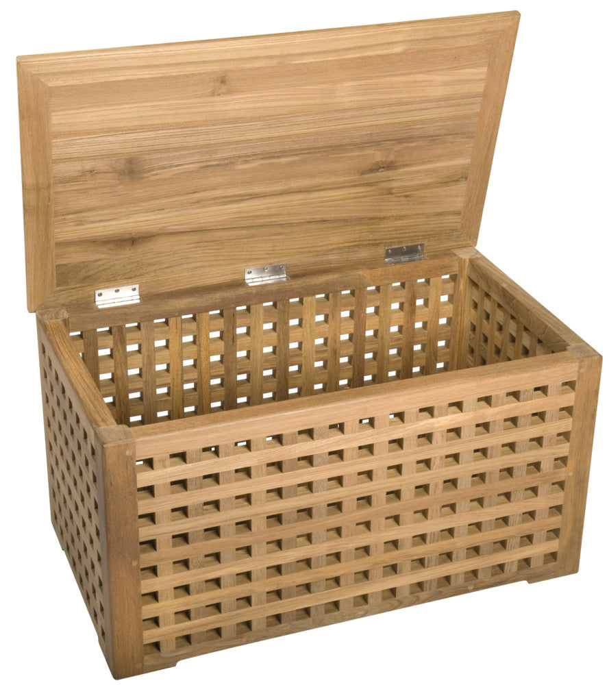 Whitecap 63515 Teak Rhodes Decorative Storage Chest