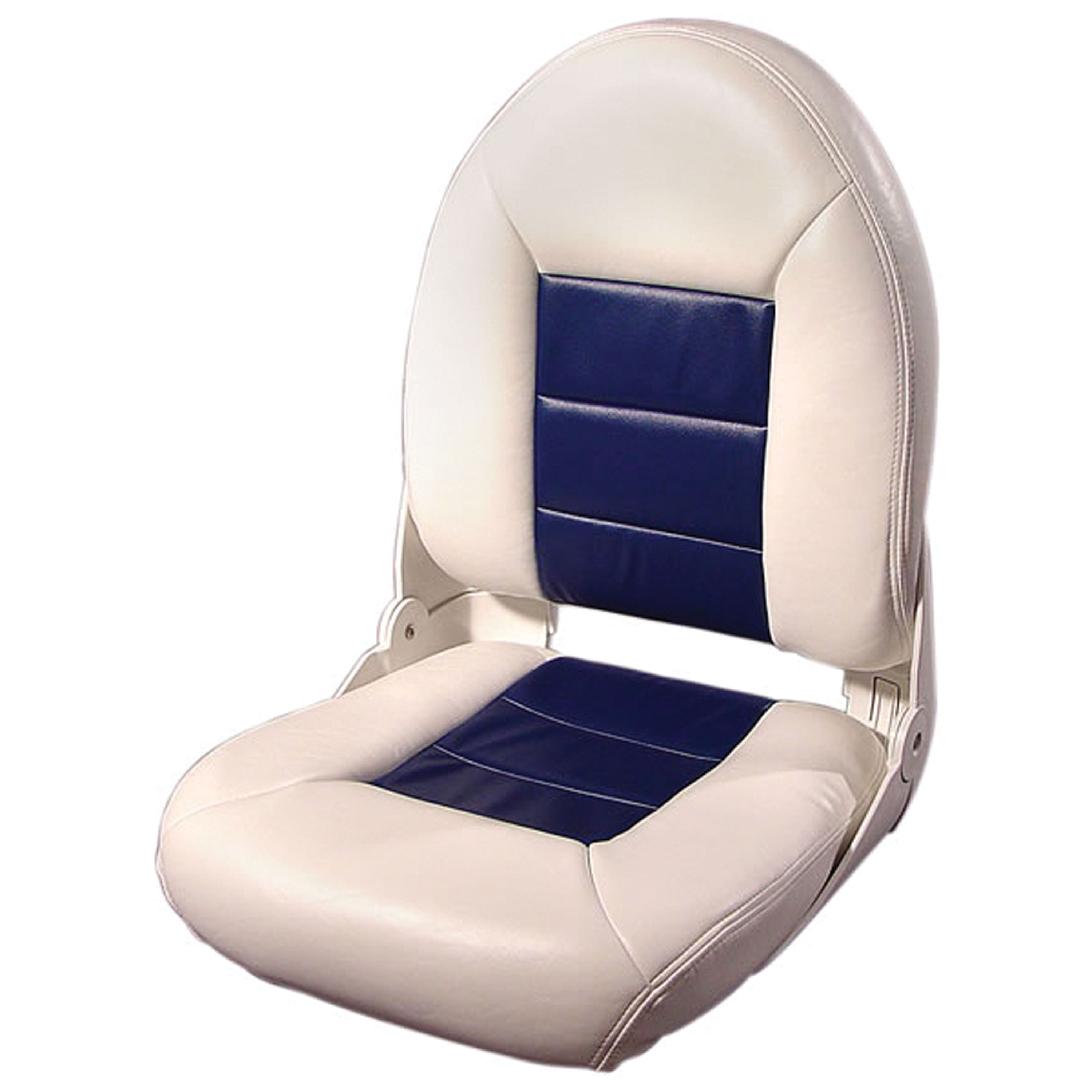 Tempress Tempress 54913 Navistyle High-Back Boat Seat - White/Blue – RVe Parts