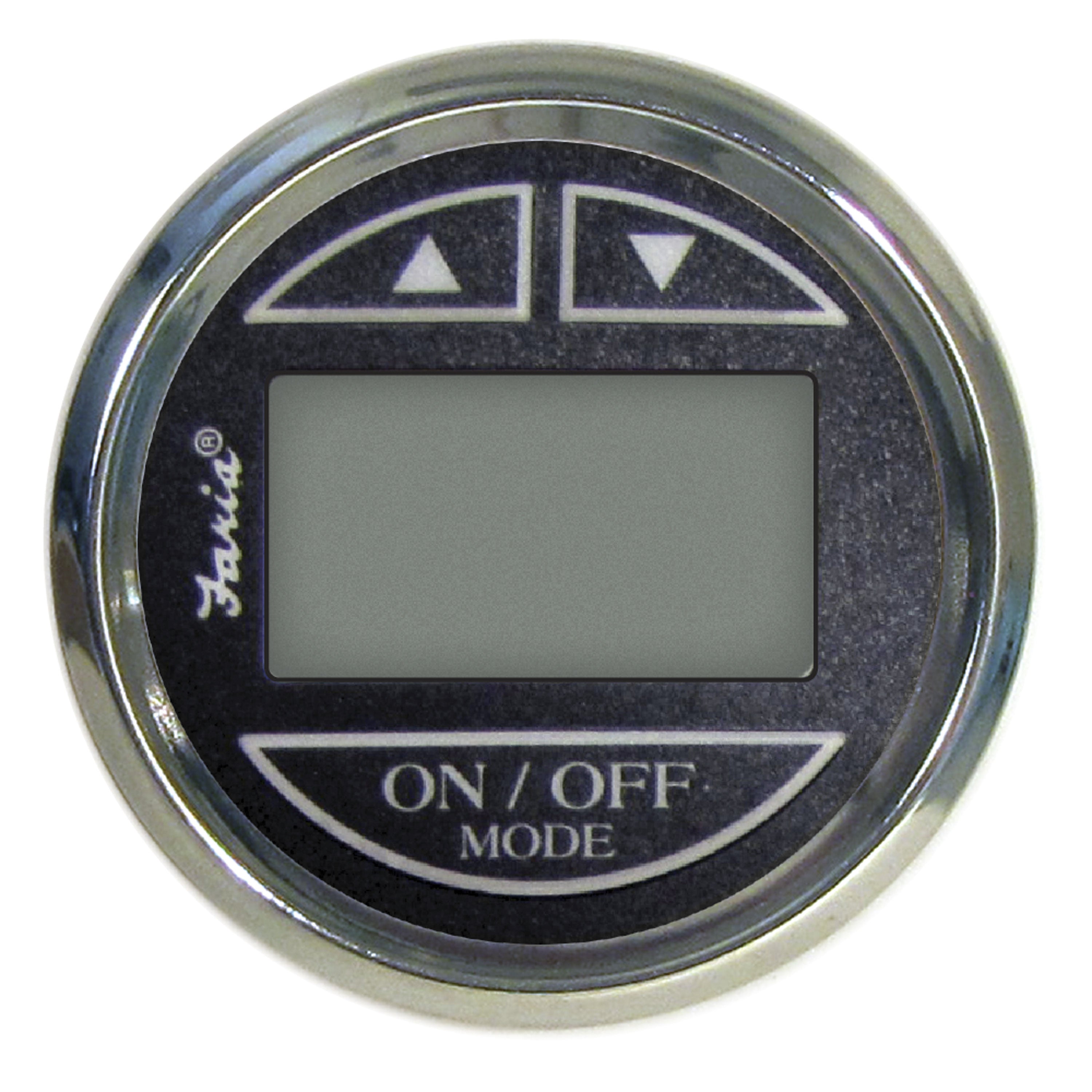 Faria 13750 Chesapeake Stainless Steel Depth Sounder (Transom Mounted Transducer) SN2011 - 2", Black