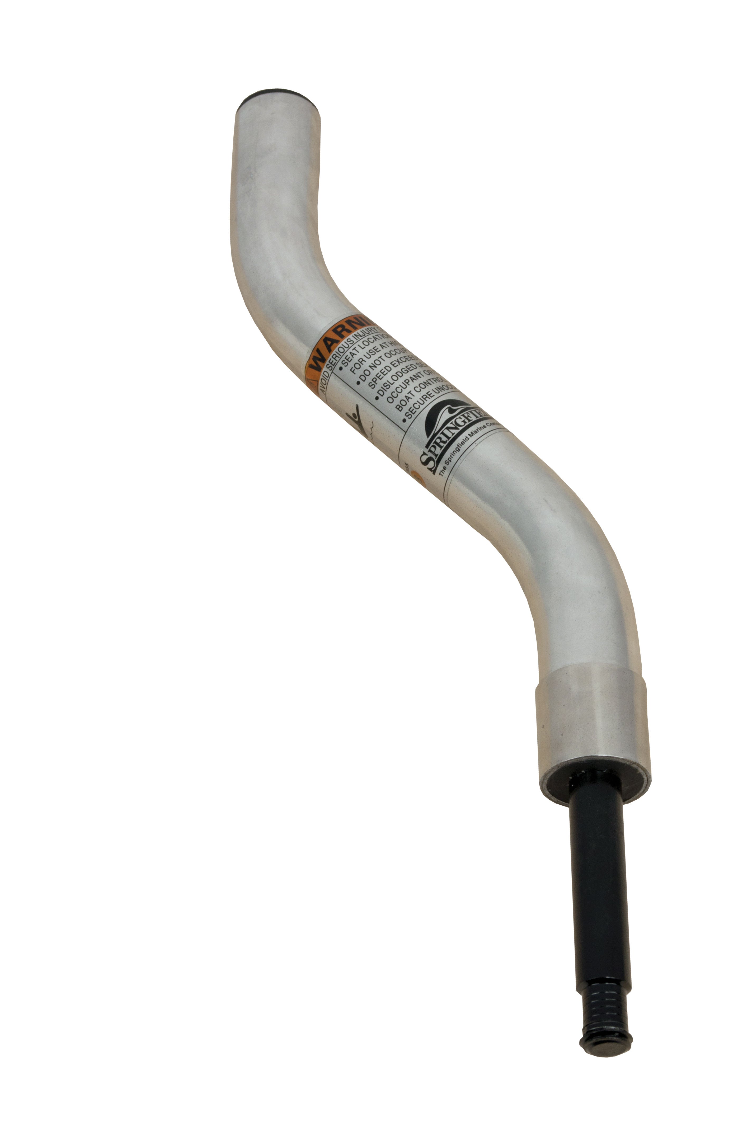 Springfield 1630402-CSS Threaded Fixed-Height Offset Post for KingPin Seat Mounts and Bases - 13", Satin Finish