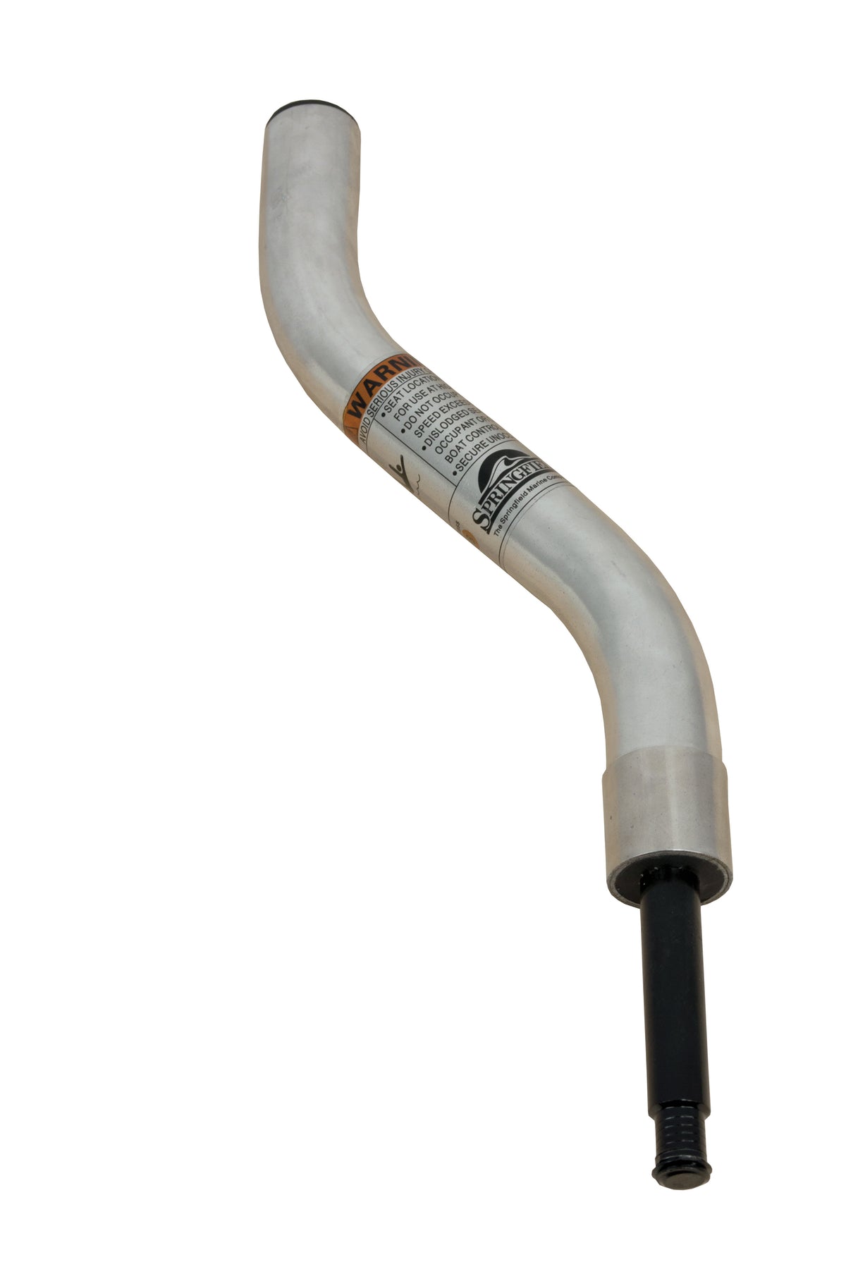 Springfield 1630402-CSS Threaded Fixed-Height Offset Post for KingPin Seat Mounts and Bases - 13", Satin Finish