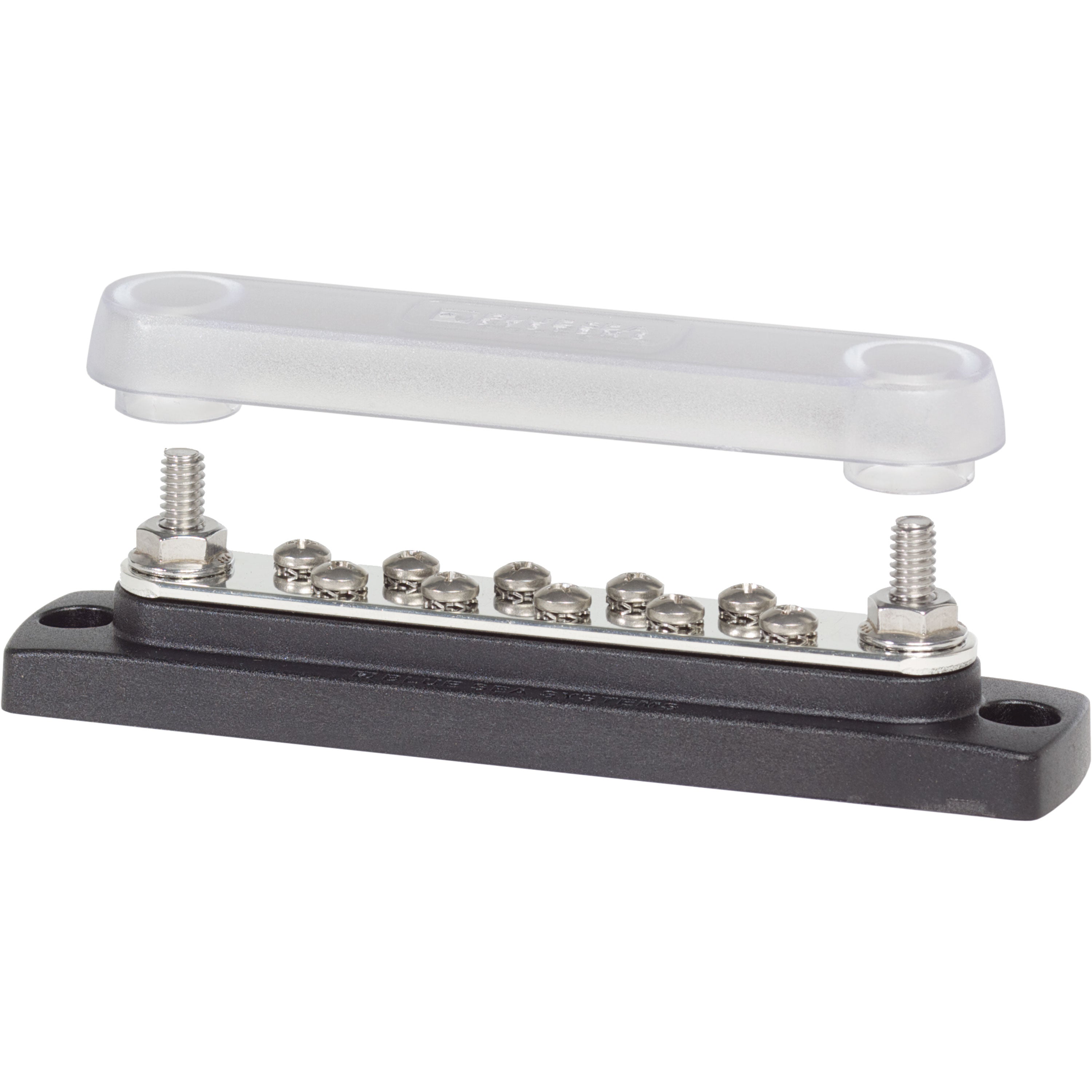 Blue Sea Systems 2300-BSS Common 150A 10-Gang BusBar with Cover