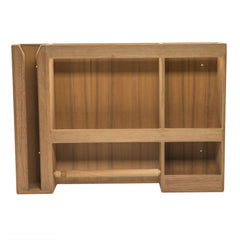 Whitecap 62402 Teak Dish/Cup/Paper Towel Rack