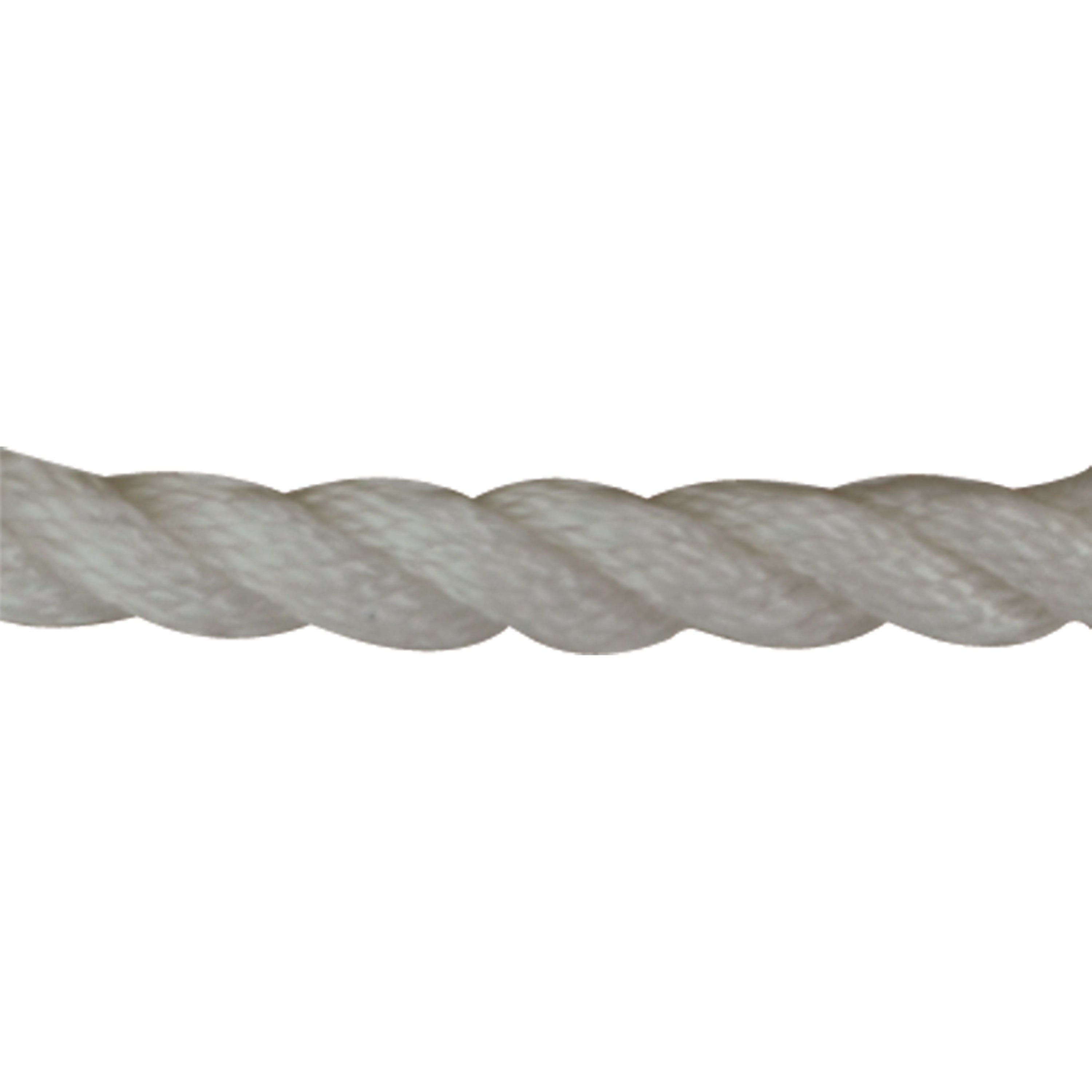 Sea-Dog 301112200WH-1 Twisted Nylon Anchor Line with Thimble - 1/2" x 200', White