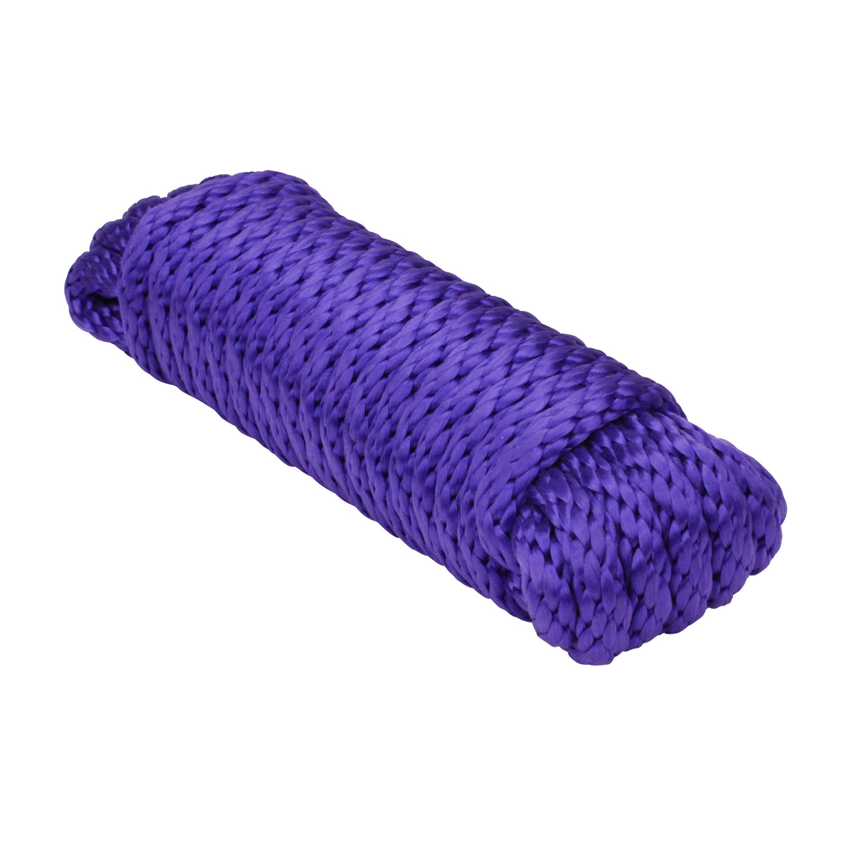 Extreme Max 3008.0244 Solid Braid MFP Utility Rope - 1/4" x 25', Purple
