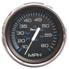 Faria 33704 Chesapeake Stainless Steel Speedometer (60 MPH) Pitot - 4", Black