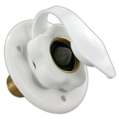 JR Products 160-85-A-26-A City Water Flange - White